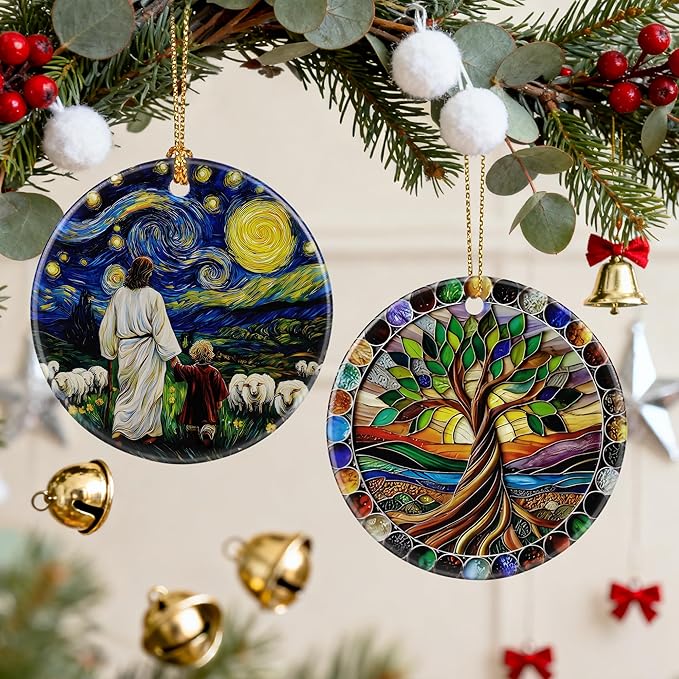 Tree of Life Ornament, Christmas Ornaments, Holiday Ornament, Christmas Tree Decorations, Tree of Life Gifts, Housewarming Gifts, Gift Exchange & Gift Idea, Giftbox Included