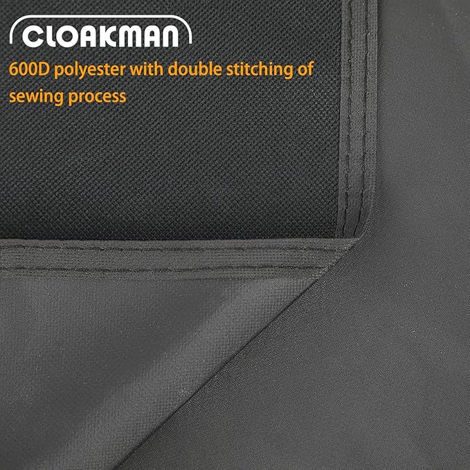 Outdoor Heavy Duty 600D Waterproof Pellet Grill Cover Compatible with Traeger Woodridge Pellet Grill, BAC761 Full-Length All Weather Grill Cover Accessory (Woodridge)