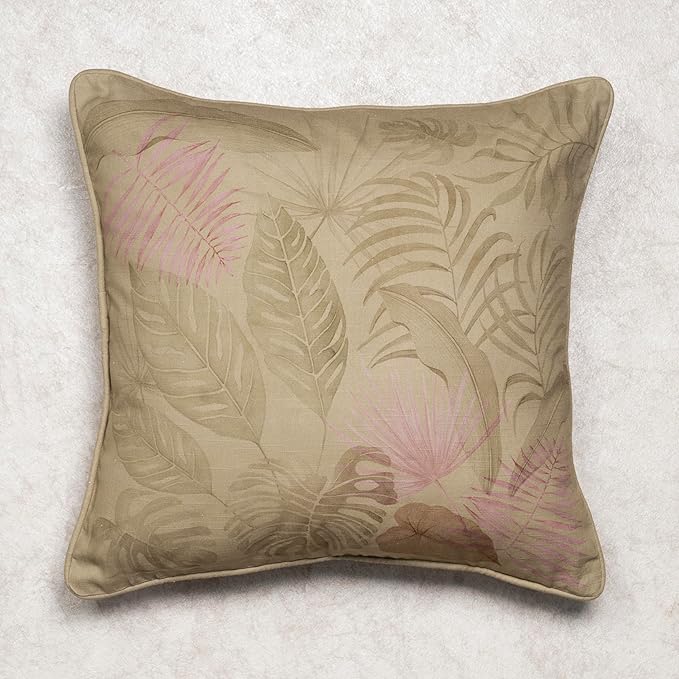 Maison d' Hermine Decorative Pillow Covers 18 x 18 Inch Square 100% Cotton Throw Pillow Covers with Invisible Zipper for Living Room Couch, Chair, Sofas, Bedroom, Home (Creole - Olive Grey)