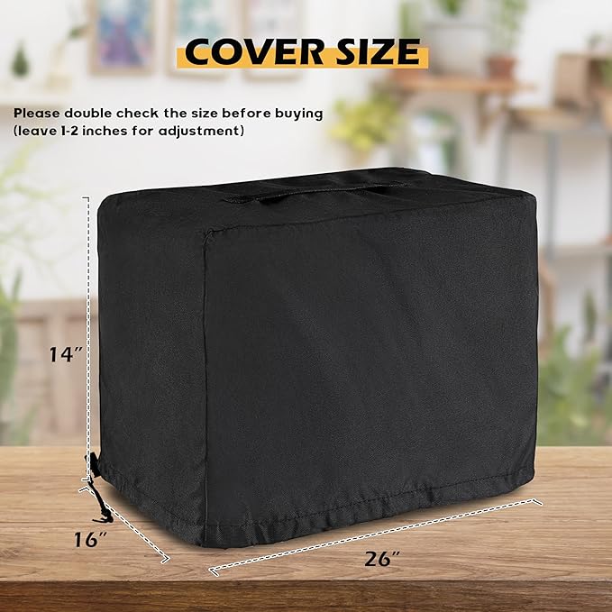 Grill Cover for Royal Gourmet GT1001 Portable Grill, Tabletop BBQ Cover for Royal Gourmet GT2001 Small Gas Barbeque Grill