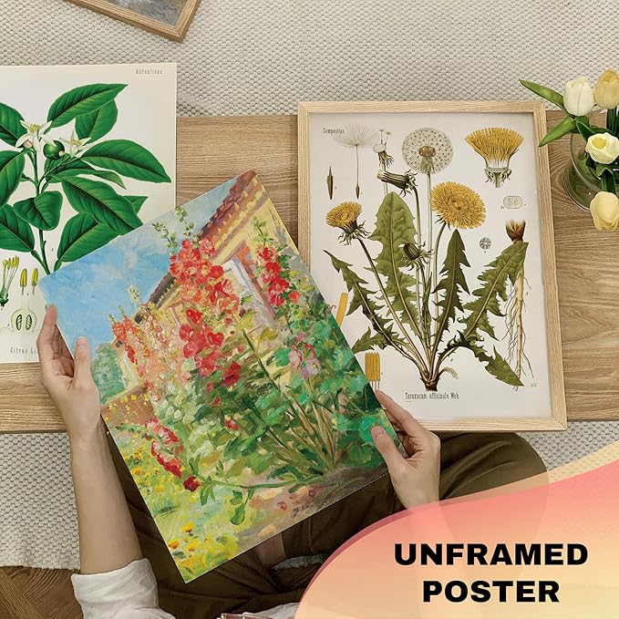 365DoRoTeYa Colorful Maximalist Wall Art – Funky Posters for Bedroom, Living Room, Kitchen & Office, Eclectic Home Aesthetic 9 Pcs (Unframed)