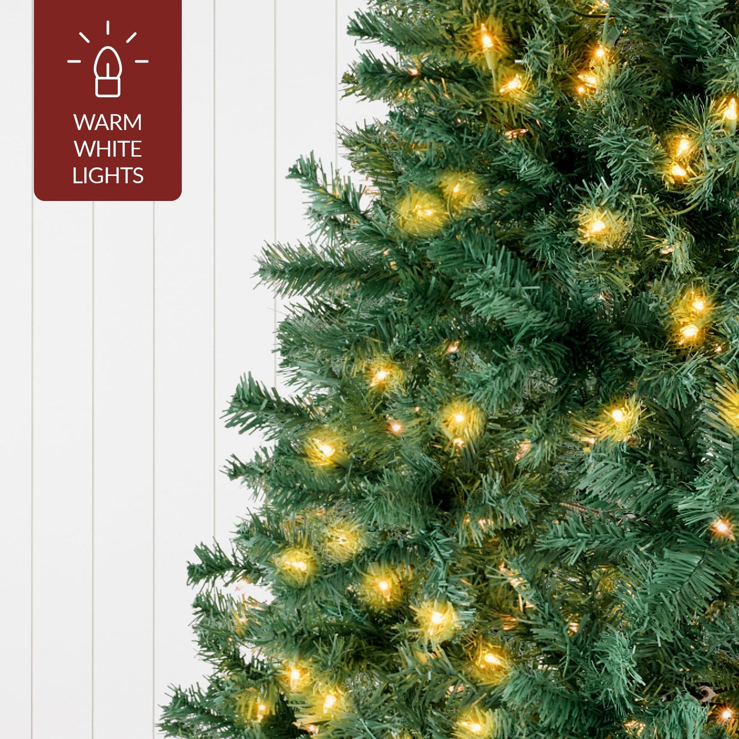 Best Choice Products 6ft Pre-Lit Christmas Tree Premium Hinged Artificial Pine Lighted Holiday Tree for Home, Office w/ 1,000 Branch Tips, 250 Lights, Metal Hinges, Foldable Base