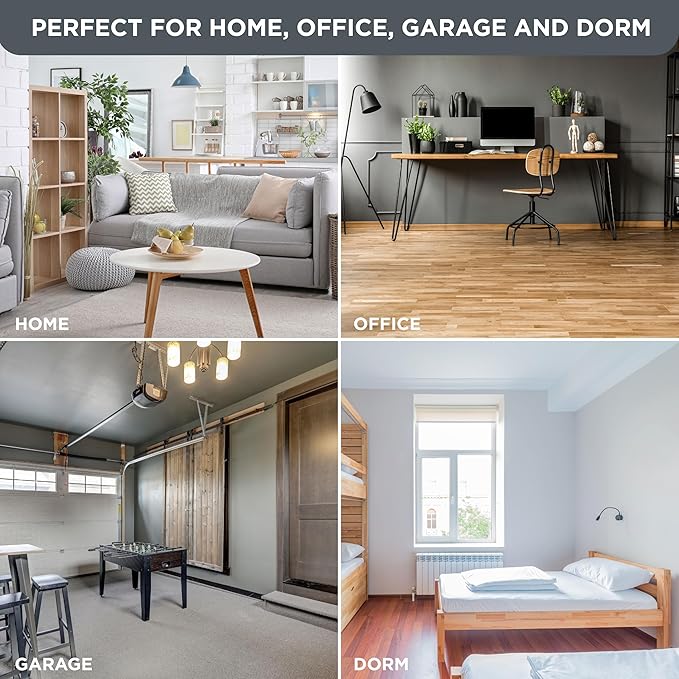 HOLDN’ STORAGE Portable Wardrobe Closet - 65 lb Large Capacity, Internal Heavy Duty Metal Rod, Zipper & Clear Window, Durable Clothes Organizer, Tool-Free Easy Assembly, Dark Gray Canvas Cover