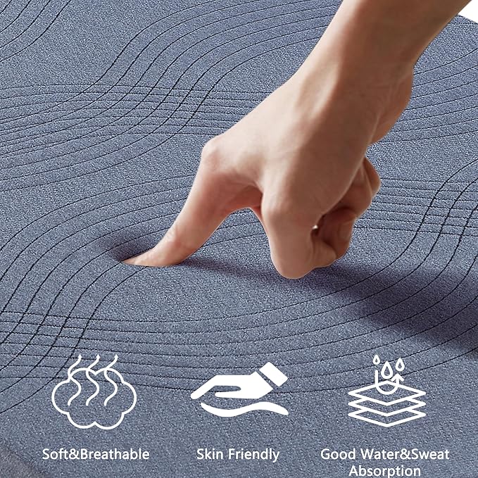 VECELO Gel Infused Memory Foam Mattress Topper California King Size, 2 Inch Fresh Cooling Mattress Pad with Washable Cover, Pain Pressure Relieve Bed Topper, Breathable, Comfort