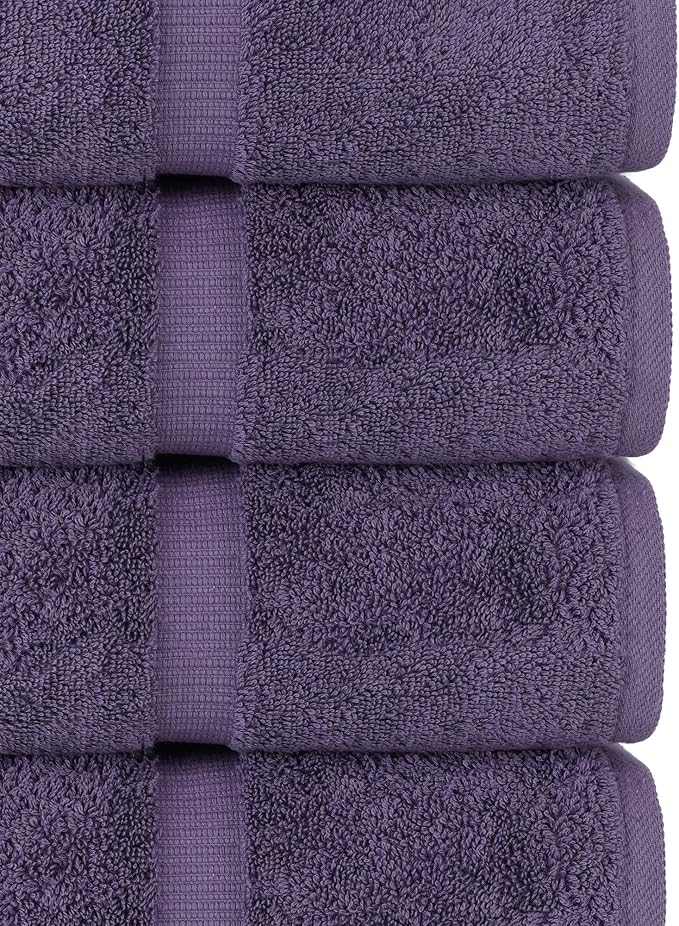 Chakir Turkish Linens Luxury Spa and Hotel Quality Premium Turkish Cotton 6-Piece Towel Set (2 x Bath Towels, 2 x Hand Towels, 2 x Washcloths)