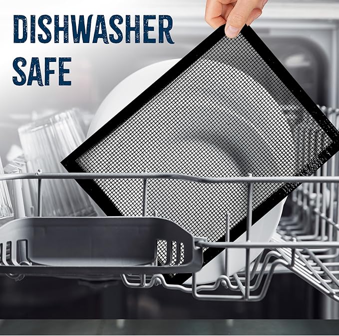 Kona Mesh Grill Mats for Outdoor Grill - Nonstick BBQ Grill Mat & Smoker Mat | The Revolutionary BBQ Net Grilling Mats for The Ultimate Grilling Experience, Set of 2, 16 x 13