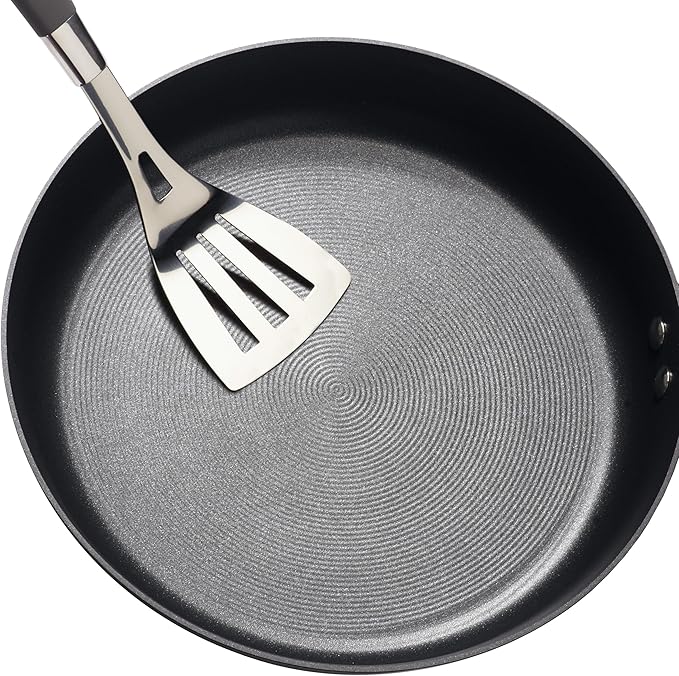Circulon Symmetry Hard-Anodized Nonstick Frying Pan, 8.5-Inch, Black