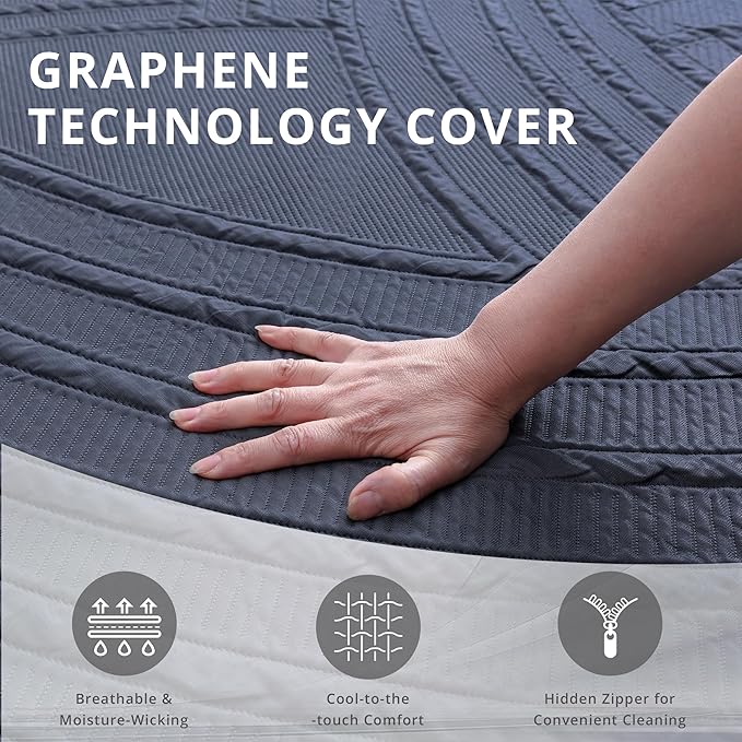 14 Inch Firm Twin Size Mattress in a Box, Copper Memory Foam Mattress with Cooling Cover, Relieving Pressure & Back Pain, Fiberglass-Free, CertiPUR-US Certified, Foam Made in USA, 38"x75"x14"