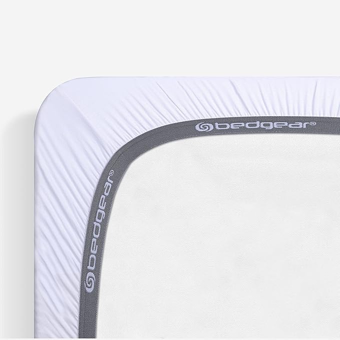 Bedgear Baby Hyper-Wool Performance Crib Sheet – Warmth No Overheating – Soft Touch Wool Blend – Fitted, Breathable, Machine Washable Crib Sheet – 50% Polyester, 45% Viscose, 5% Wool, Bright White