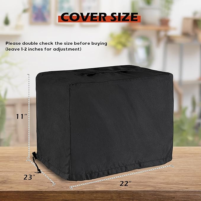Pizza Oven Cover for Blackstone 2238 Outdoor Pizza Oven, Heavy-Duty 600D Protective Cover for Blackstone 13" Tabletop Rotating Pizza Oven