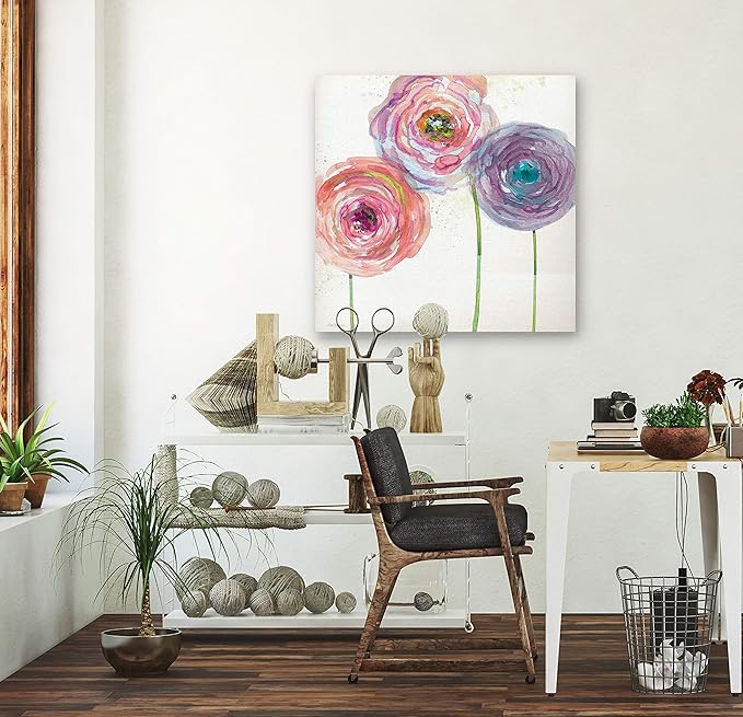 Wexford Home Summer Fields III Gallery Wrapped Canvas Wall Art, 10x10,