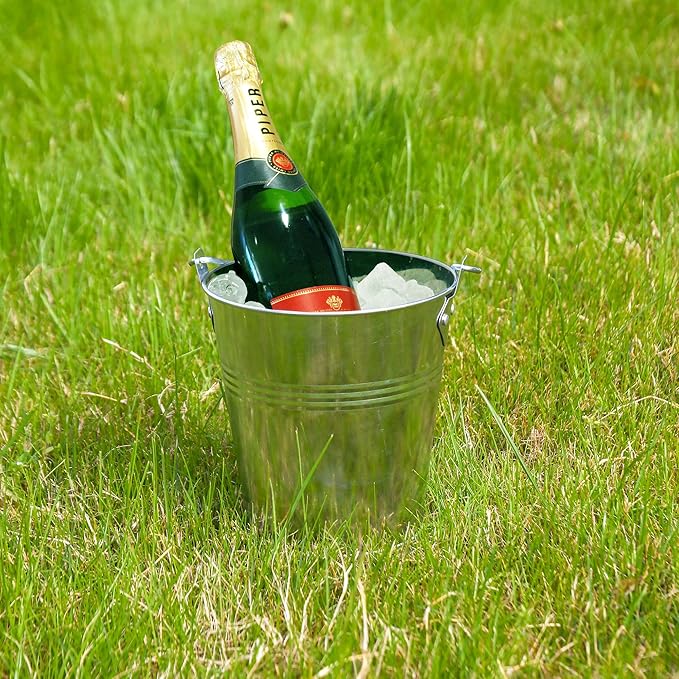 Grease Bucket for Pellet Grill Smokers – 2-Pack Heavy Duty Galvanized Steel Drip Catcher, Rust-Proof 5.6" Diameter, Easy Clean BBQ Accessory