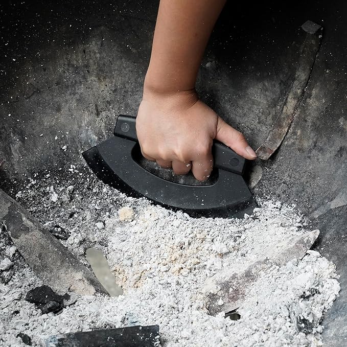 onlyfire Kettle Grill Scraper, BBQ Grill Blade Cleaning Tool for Weber Kettle, Weber WSM Cooker, Kamado Charcoal Grills Like Big Green Egg, Kamado Joe and Outdoor Grills