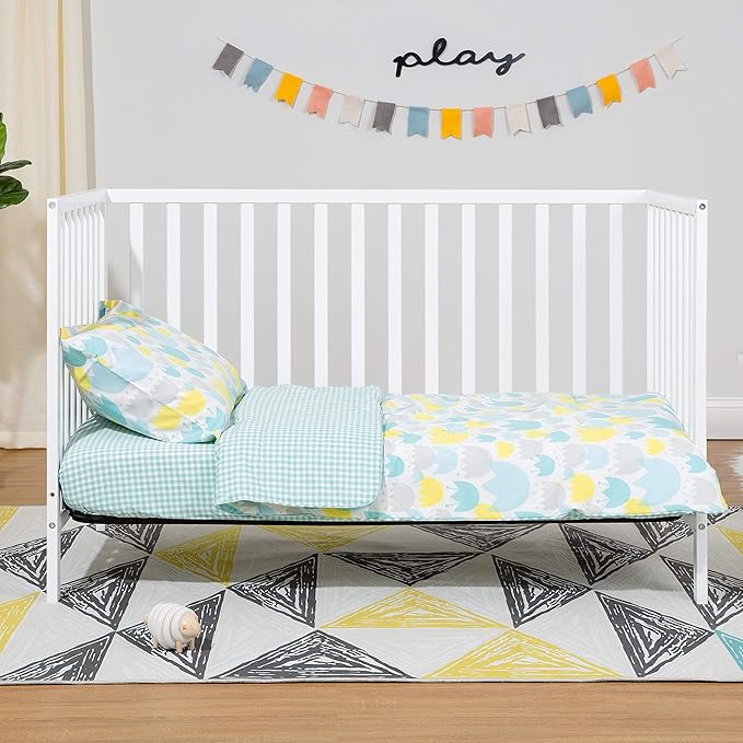 Davinci Union 4-in-1 Convertible Crib in White, Greenguard Gold Certified