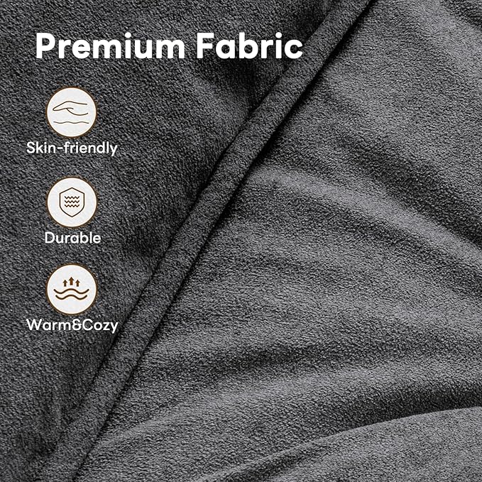 Vamcheer Modular Sectional Sofa - Modern L Shaped Boneless Couch with Deep Seat, Upholstered Sectional Couches for Living Room, Bedroom, Office, No Assembly Required, Gray