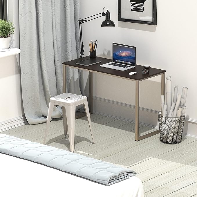 SHW Mission 32-Inch Home Office Computer Desk, Espresso
