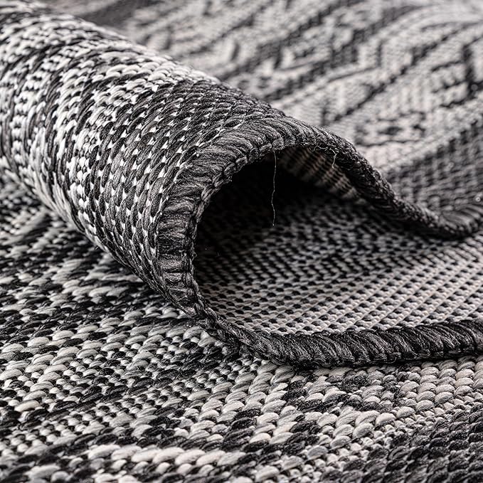 Keen Home Design Terrace Outdoor Throw Rug - 3x5 Washable Indoor/Outdoor Rug for Patio, Kitchen, Balcony, Beach, Garden, Deck and Porch, Size: 3'x5'