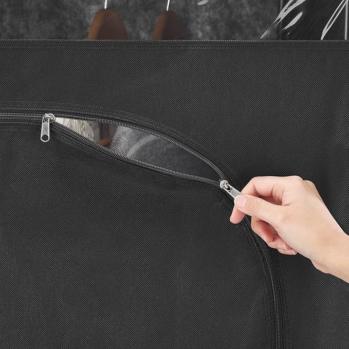 Whitmor Portable Clothes Closet - Freestanding Garment Organizer with Cover - 36 Inches Wide - Black