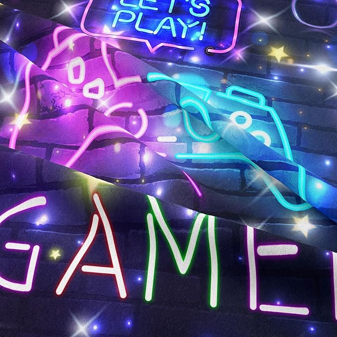 Tailor Shop Gaming Comforter Sets for Boys, King Size Comforter Set, Boys Bedding Set King, Gamer Comforter Set with 2 Pillowcase