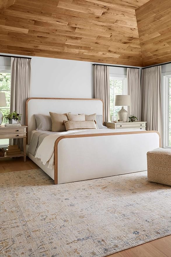 Hauteloom Oaqui Decorative Throw Pillow - Sofa Couch Cushion Cover - Boho Farmhouse Square Pillow Cover - Viscose - Cream