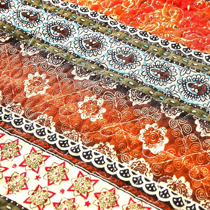 NEWLAKE Striped Classical Style Cotton Throw Pillow Covers (2 Pieces, 18X18 Inch)