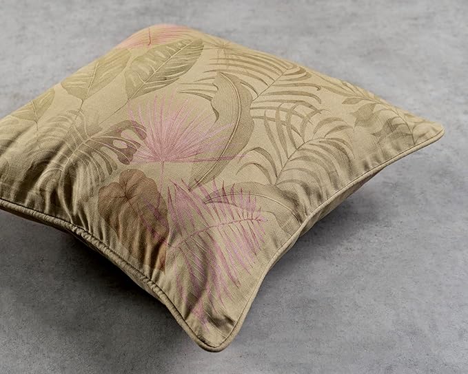 Maison d' Hermine Decorative Pillow Covers 20x20 Inch Square 100% Cotton Throw pillow Covers with invisible Zipper Cushion Case for Living Room Couch, Chair, Sofas, Bedroom, Home (Creole - Olive Grey)