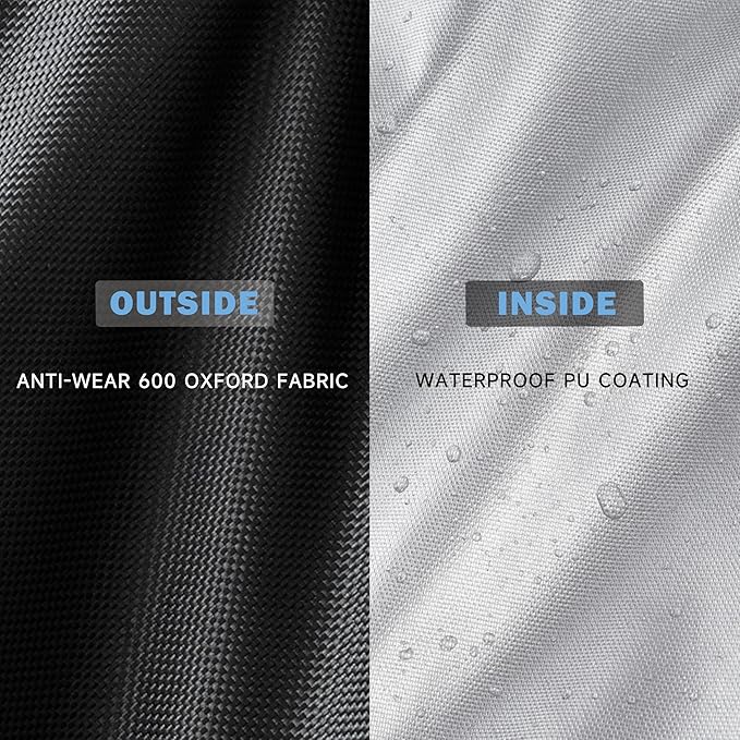 Grill Cover for Megamaster 2-Burner Tabletop Grill, Protective Barbeque Grill Cover for Portable 2-Burner Camping Grill, Outdoor BBQ Cover for Portable Gas Grill/Small Propane Grill