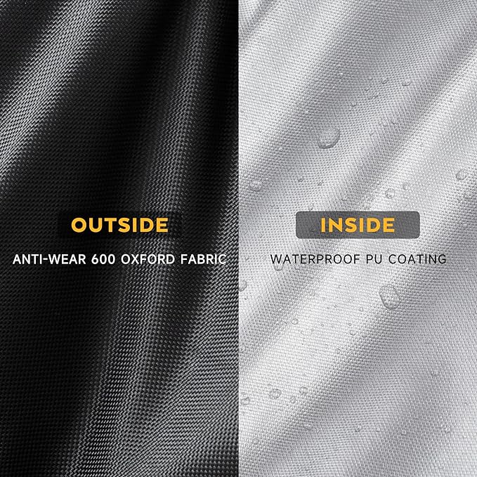 Grill Cover for VEVOR Commercial Electric Griddle, Heavy-Duty 600D Tabletop BBQ Cover for VEVOR 22" Electric Flat Top Grill