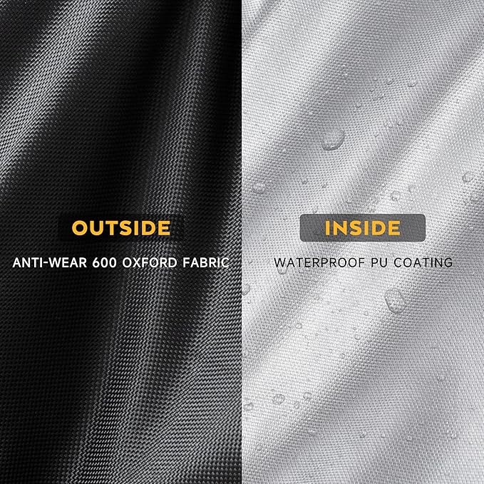 Pellet Grill Cover for ASMOKE AS350 Portable Smoker, Heavy-Duty 600D Pellet Smoker Cover for ASMOKE Portable Pellet Grill