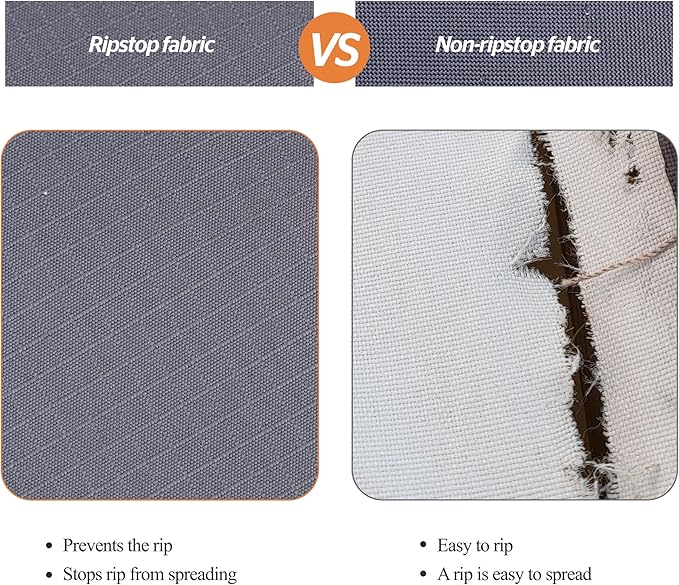 WJ-X3 2-Seater Outdoor Loveseat Covers, Heavy Duty Patio Couch Covers, Patio Sofa Covers Waterproof, High Wind Resistant Design for Outdoor Furniture Cover, 58W x 40D x 35H, Grey