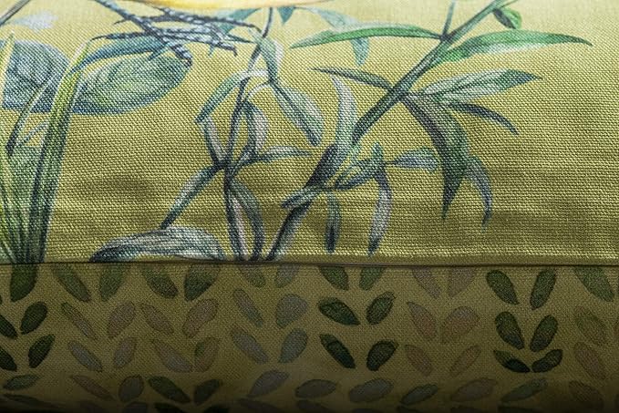 Maison d' Hermine Decorative Pillow Covers 20x20 Inch Square 100% Cotton Throw Pillow Covers with Invisible Zipper for Living Room Couch, Chair, Sofas, Bedroom, Home (Hesperides - Oiseaux)