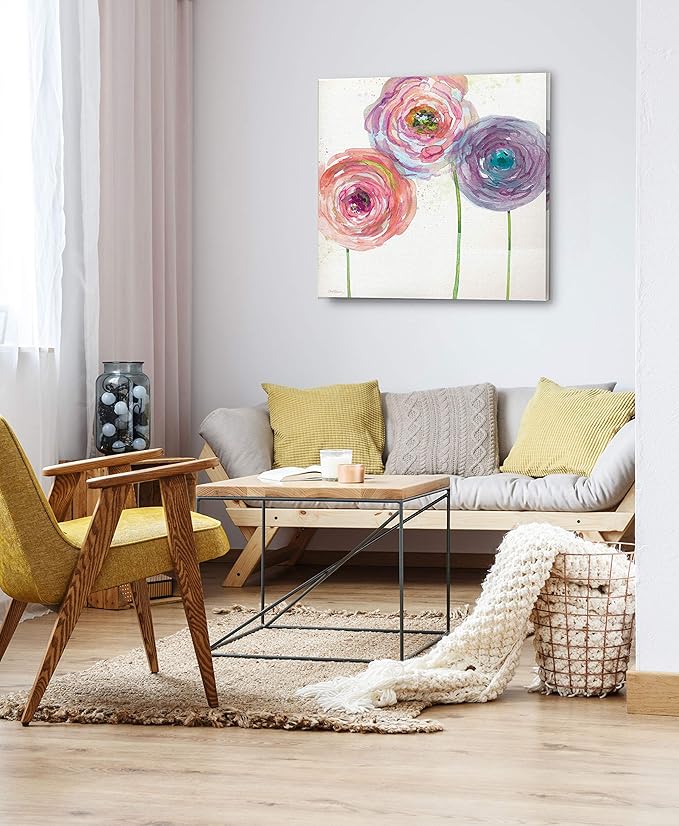 Wexford Home Summer Fields III Gallery Wrapped Canvas Wall Art, 10x10,