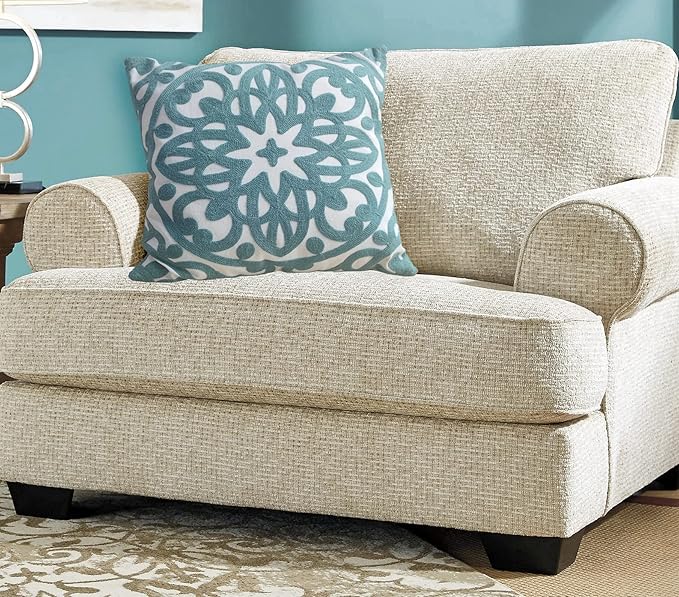 Alysheer Embroidered Decorative Throw Pillow Cover 18x18 inch, Cozy Cool Boho Mandala Chic Knit Pattern, Durable 100% Cotton Cushion Case for Sofa Couch Living Room Bedroom Office Gifts (Aqua Blue)