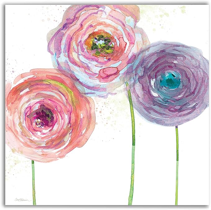 Wexford Home Summer Fields III Gallery Wrapped Canvas Wall Art, 10x10,