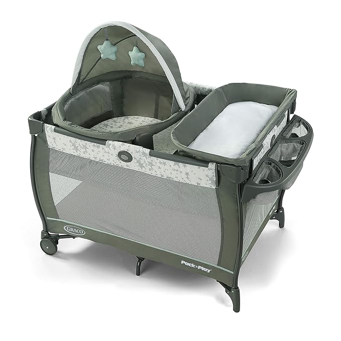 Graco Pack 'n Play Travel Dome Playard | Includes Travel Bassinet