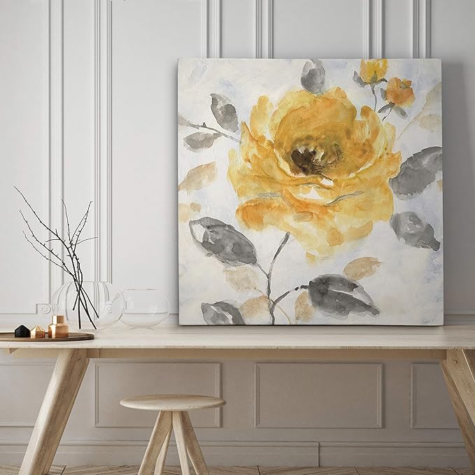 Wexford Home Honey Rose I-Premium Gallery Wrapped Canvas-4 Art Print, 24x24, HAC17-18200-2424