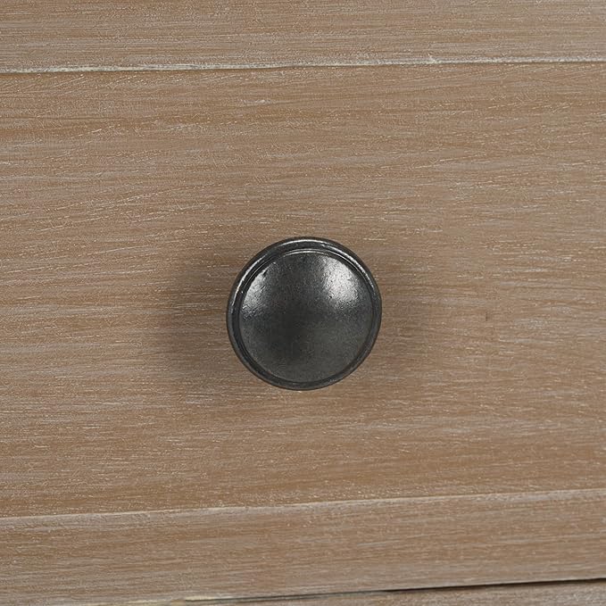 Safavieh Home Collection Everly Drawer White Wash 1-Drawer 2 Removable Baskets Side Table