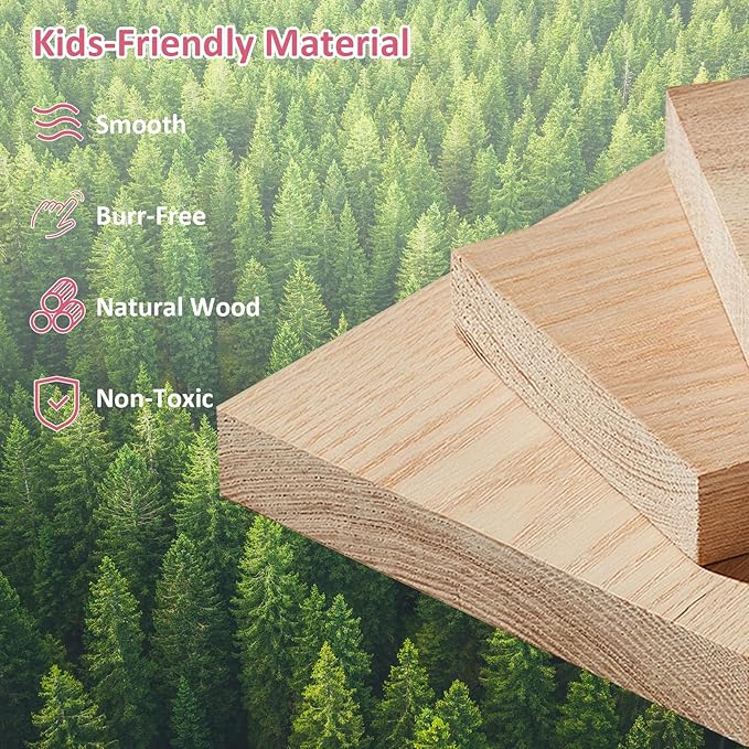 INFANS Table and Chair Set, Toddler Wooden Student Study Desk with Chair Storage Hutch Compartments Drawers for Writing Drawing, Children Furniture for Bedroom School Boys Girls 3+ Years Old (Pink)