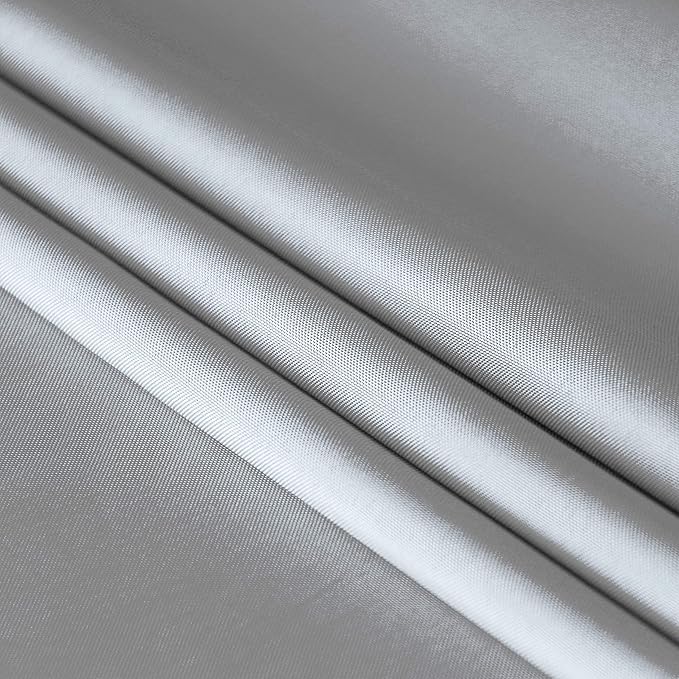 Hiasan Silver Grey Tablecloth for Rectangle Tables - Waterproof and Spillproof Washable Fabric Table Cloth for Dining Room Kitchen Party, 60 x 102 Inch