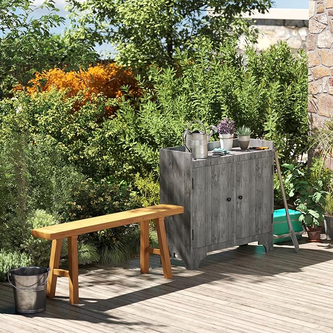 Handmade Solid Wood Noodle Bench 45 in Long Farmhouse Bench for End of Bed Entryway Slim Shoe Storage Stool Entry Stool Hallway Dining Farmhouse or Living Room