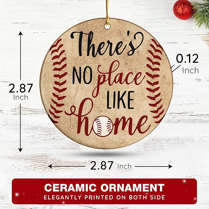 Baseball Ornaments for Christmas Tree - Ideal Sports Ornaments for Boys, Christmas Baseball Decor, Mini Baseball Ornament for The Festive Season 2025, Perfect Sport Gifts for Player