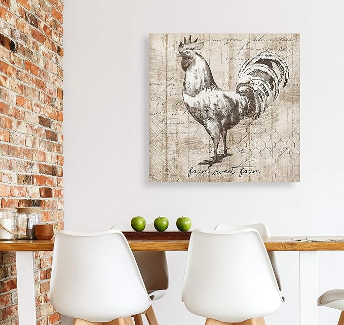 Wexford Home Filigree Floral I Gallery Wrapped Canvas Wall Art, 40x40,