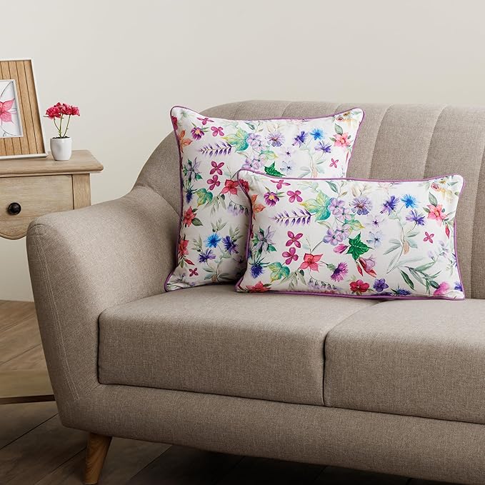 Maison d' Hermine Decorative Pillow Covers 12x20 Inch Rectangular 100% Cotton Throw Pillow Covers with Zipper - Chair, Couches, Sofas, Bedroom, Home for Easter Decorations (Chardon)