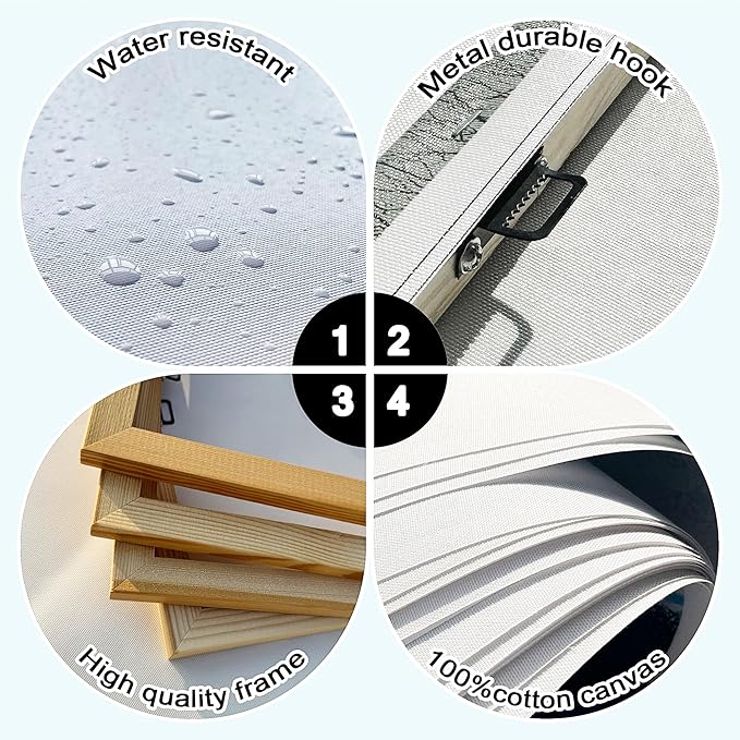 YDYSUNE Landscape Wall Art - Nature Artwork for Walls - Scenery Canvas Wall Art - Forest Painting for Living Room - Rustic Farmhouse Decor - Wall Pictures for Bedroom 20×40IN