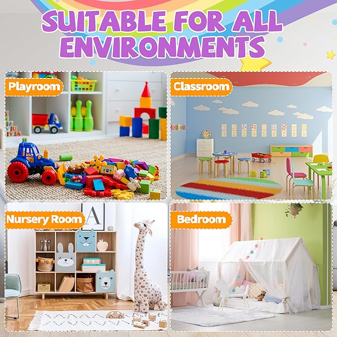 Kids Toy Storage Organizer with 14 Removable Toy Bins, 4-Tier Toy Organizers, Kids Bookshelf and Toy Storage for Playroom, Bedroom, Kids Room, Classroom