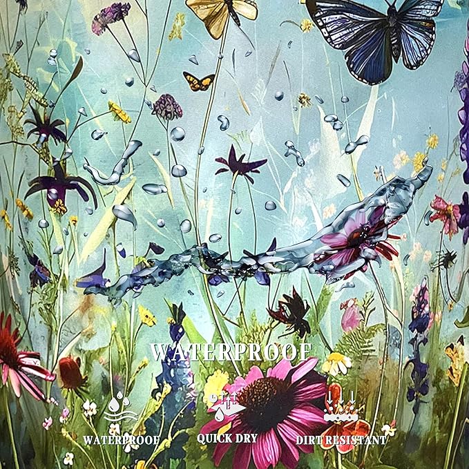 Colorful Flowers Laundry Basket Foldable Oxford Cloth Colorful Dargonfly Laundry Hamper With Handle Portable Clothes Storage Basket 18.9 X 16.5 Inch Storage Bag For Laundry Room/Bathroom/Bedroom