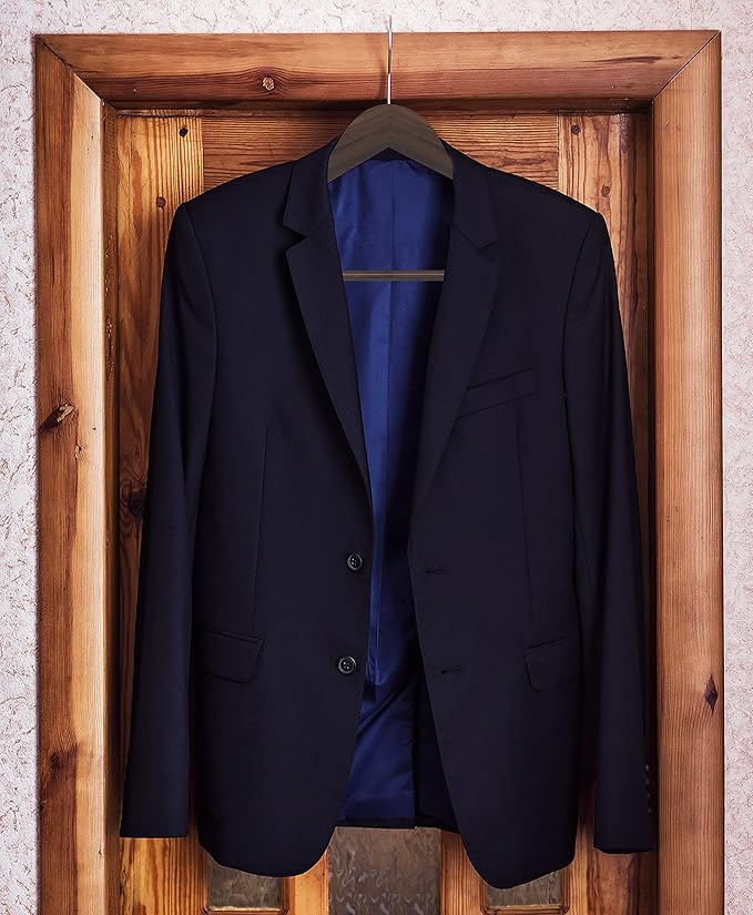 Utopia Home Premium Wooden Hangers 20 Pack - Durable & Slim Coat Hanger - Suit Hanger with 360-Degree Rotatable Hook - Wood Hangers with Shoulder Grooves (Vintage Color)