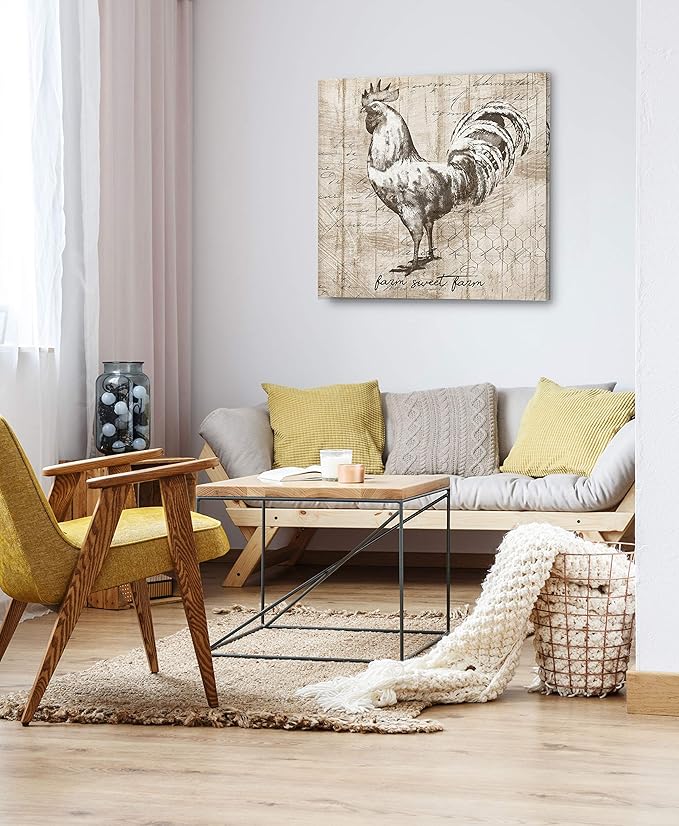 Wexford Home Filigree Floral I Gallery Wrapped Canvas Wall Art, 40x40,