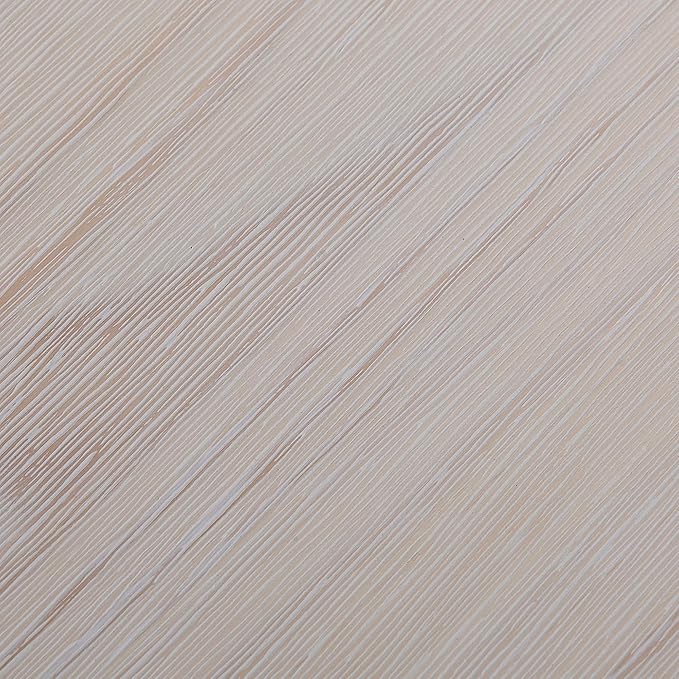 Plank+Beam Classic Round Coffee Table, 30 Inch Farmhouse Coffee Table, Mini Center Tables for Small Spaces, Small Living Space Tea Table, White Sand Wirebrush