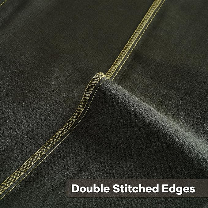 FUTEI Olive Green Decorative Throw Pillow Covers 16x16 Inch Set of 2,Soft Cozy Wheat Ear Striped Patterns Cushion Cases,Modern Home Decor for Couch Bed Living Room